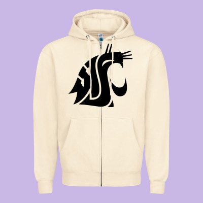 Washington State Cougars Football Zipper Hoodie Designed By Studioelite