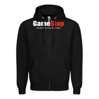 Black GameStop Zipper Hoodie - StudioElite