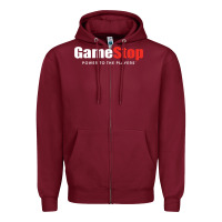 Burgundy GameStop Zipper Hoodie - StudioElite