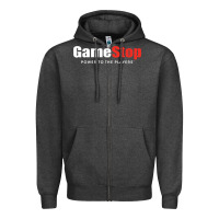 Charcoal Heather GameStop Zipper Hoodie - StudioElite