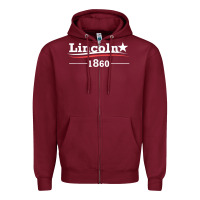 Burgundy president abraham lincoln campaign honest abe gift t shirt Zipper Hoodie - StudioElite