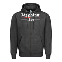 Charcoal Heather president abraham lincoln campaign honest abe gift t shirt Zipper Hoodie - StudioElite