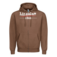 Chestnut president abraham lincoln campaign honest abe gift t shirt Zipper Hoodie - StudioElite