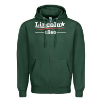 Sports Green president abraham lincoln campaign honest abe gift t shirt Zipper Hoodie - StudioElite