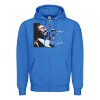 True Royal Original Portrait of Luciano Pavarotti Zipper Hoodie - StudioElite