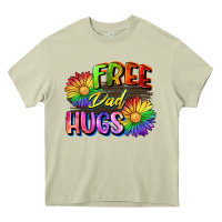 Free Dad Hugs Heavy Core Tee | Teevron