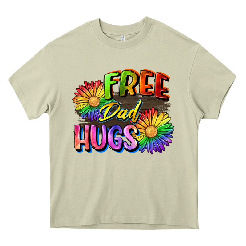 Free Dad Hugs Heavy Core Tee by CowGirlArtShop | Teevron