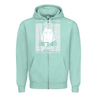 Seafoam no i don't listen to music because it fuckking suckks t shirt Zipper Hoodie - StudioElite