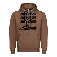 Chestnut vintage ski doo Zipper Hoodie - StudioElite