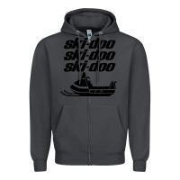 Smoke vintage ski doo Zipper Hoodie - StudioElite