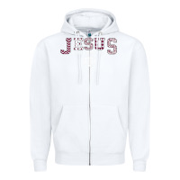White Texas A&m Aggies Jesus - Had 12 Men - Patterned Zipper Hoodie - PixelFlow