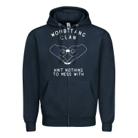 Navy womb tang clan ain't nothing to mess with t shirt Zipper Hoodie - PixelFlow