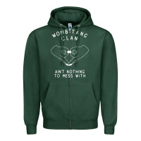 Sports Green womb tang clan ain't nothing to mess with t shirt Zipper Hoodie - PixelFlow