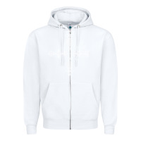 White haitian veve  voodoo symbol t shirt Zipper Hoodie - PixelFlow