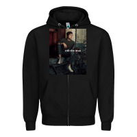 Black Rob Thomas Zipper Hoodie - PixelFlow