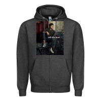 Charcoal Heather Rob Thomas Zipper Hoodie - PixelFlow