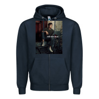 Navy Rob Thomas Zipper Hoodie - PixelFlow