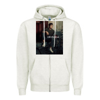 Oatmeal Heather Rob Thomas Zipper Hoodie - PixelFlow