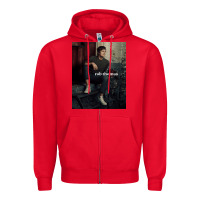 Red Rob Thomas Zipper Hoodie - PixelFlow