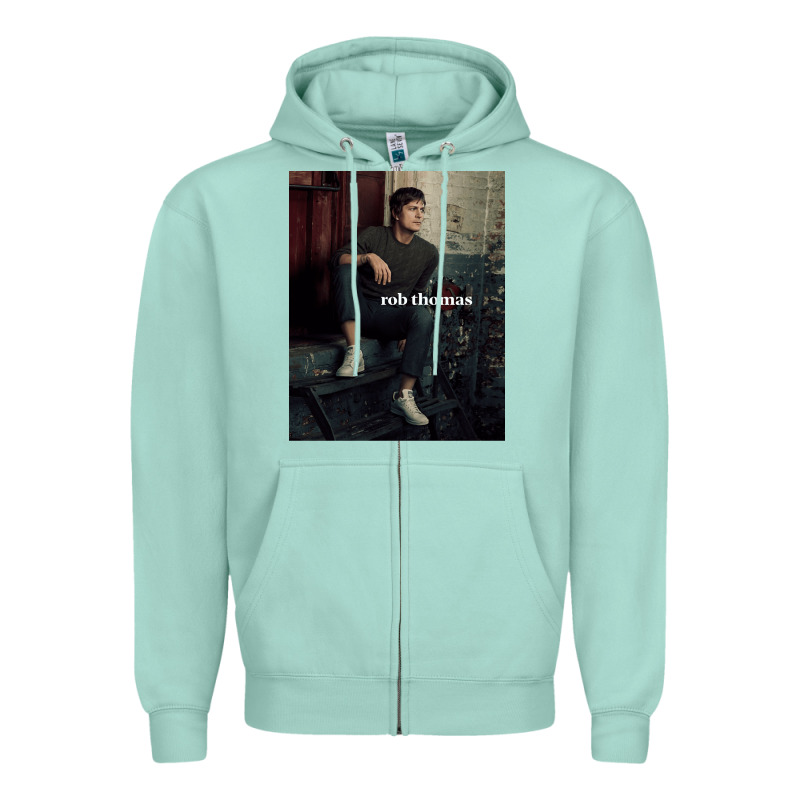 Rob Thomas Zipper Hoodie by PixelFlow | Teevron