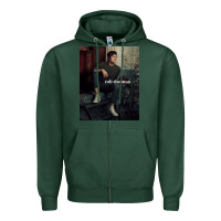 Sports Green Rob Thomas Zipper Hoodie - PixelFlow