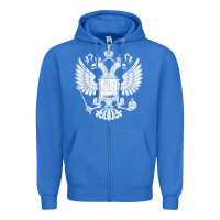 True Royal russian double headed eagle for a russia fan gift t shirt Zipper Hoodie - PixelFlow