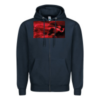Navy The Flash Zipper Hoodie - PixelFlow