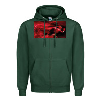 Sports Green The Flash Zipper Hoodie - PixelFlow