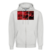 Dove Grey The Flash Zipper Hoodie - PixelFlow