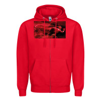 Red The Flash Zipper Hoodie - PixelFlow