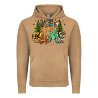 Vintage Camel Born To Camp Vintage Hoodie - CowhideDigitalArt