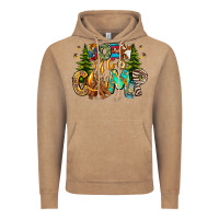 Vintage Coffee Born To Camp Vintage Hoodie - CowhideDigitalArt