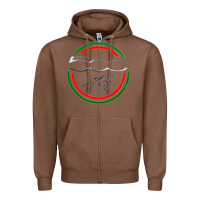 Chestnut fiat 500   italy Zipper Hoodie - PixelFlow