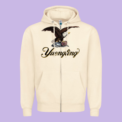 Yuengling Beer Zipper Hoodie Designed By Pixelflow