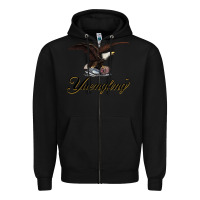 Black yuengling beer Zipper Hoodie - PixelFlow