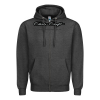 Charcoal Heather Chris Craft Boats Zipper Hoodie - PixelFlow