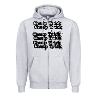 Heather Grey cheap trick Zipper Hoodie - PixelFlow