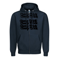 Navy cheap trick Zipper Hoodie - PixelFlow