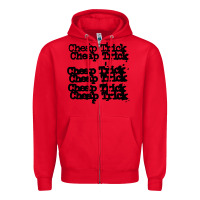 Red cheap trick Zipper Hoodie - PixelFlow