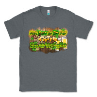 Charcoal Heather Err body in the pub gettin shamrocked Classic Tee - HowdyJamesFarm
