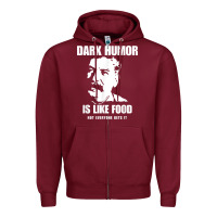 Burgundy dark humor is like food not everyone gets it, joseph stalin t shirt Zipper Hoodie - PixelFlow
