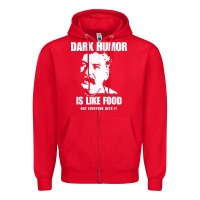 Red dark humor is like food not everyone gets it, joseph stalin t shirt Zipper Hoodie - PixelFlow