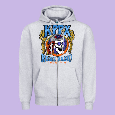 Kppx Rebel Radio Zipper Hoodie Designed By Pixelflow