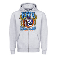 Heather Grey Kppx Rebel Radio Zipper Hoodie - PixelFlow