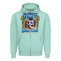 Seafoam Kppx Rebel Radio Zipper Hoodie - PixelFlow