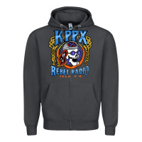 Smoke Kppx Rebel Radio Zipper Hoodie - PixelFlow