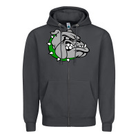 Smoke ashville high school, ashville bulldogs Zipper Hoodie - PixelFlow