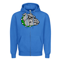 True Royal ashville high school, ashville bulldogs Zipper Hoodie - PixelFlow