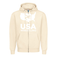 Sandshell usa power united states Zipper Hoodie - PixelFlow