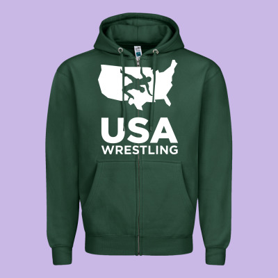 Usa Power United States Zipper Hoodie Designed By Pixelflow